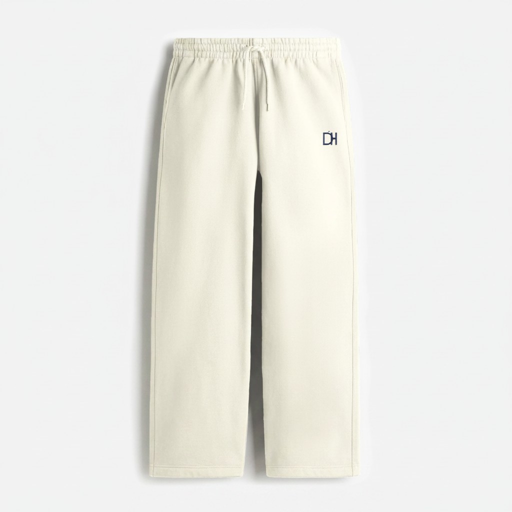 Unisex Embroidery Sweatpants - Navy — Draft Houses