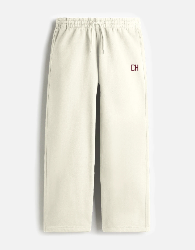 Unisex Embroidery Sweatpants - Oxblood — Draft Houses